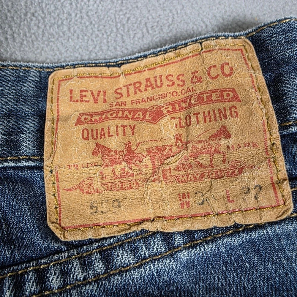 Levi's Jeans Mens 34x32 Blue Relaxed Straight Mid Rise 559 Medium Wash